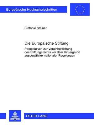 cover image of Die Europaeische Stiftung